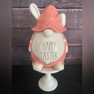 Rae Dunn Happy Easter Gnome Cookie Jar 🐰